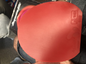 Продам накладку Дигникс 64 красную Макс толщины обрез под вискарию состояние почти новой 