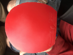 Продам накладку Дигникс 09с красную Макс толщины обрез под увеличенную лопасть в хорошем состоянии 