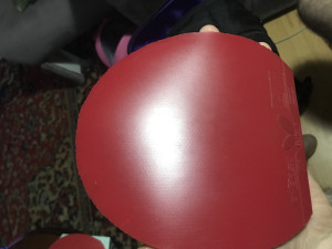 Продам накладку тенерджи 05 красную Макс толщины обрез под стандартный размер 