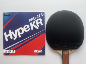 Продам чёрную накладку Gewo Hype KR Pro 47.5, 2.1, 