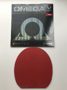 [продано] Продам накладку XIOM OMEGA 5 TOUR  max в отличном состоянии. Красная. 