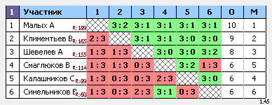 результаты турнира Мытищи