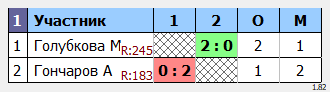 результаты турнира Открытый турнир ВГСПУ (суббота)