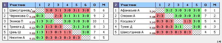 результаты турнира ТеннисОк–250