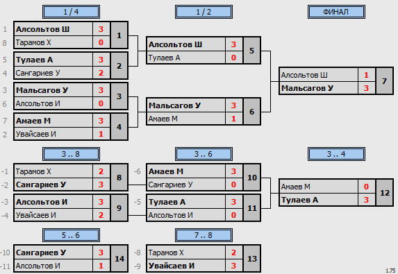 результаты турнира Регулярный турнир клуба Сфера 95 Лига Б