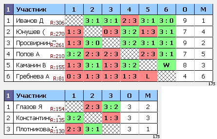 результаты турнира Max-300